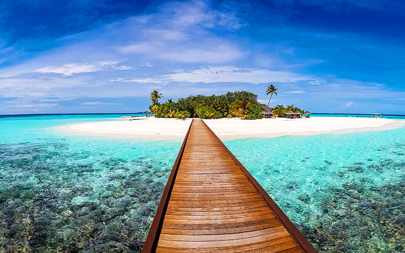 maldivas isla deshabitada